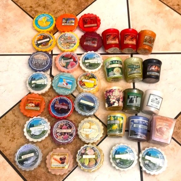 Yankee candle mixed scented tart and votive bundle